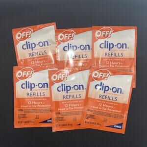 (6) OFF! Clip-On Mosquito Repellent Refills - Fast Shipping